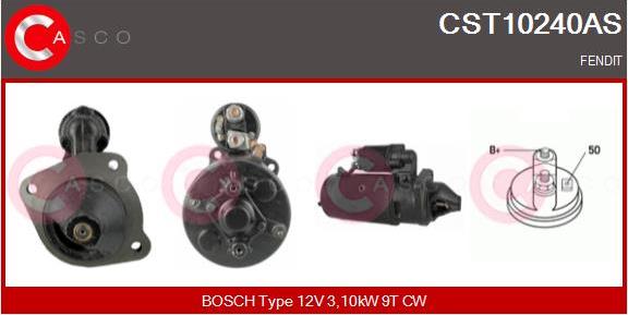 Casco CST10240AS - Стартер autocars.com.ua