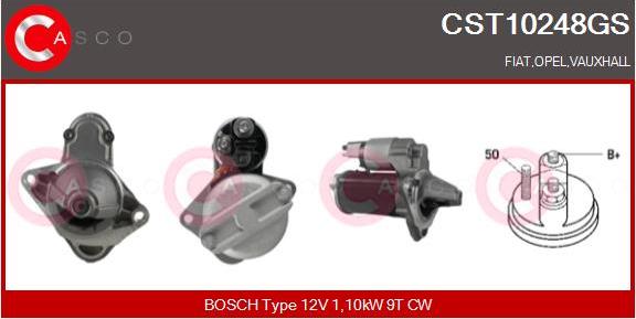 Casco CST10248GS - Стартер autocars.com.ua