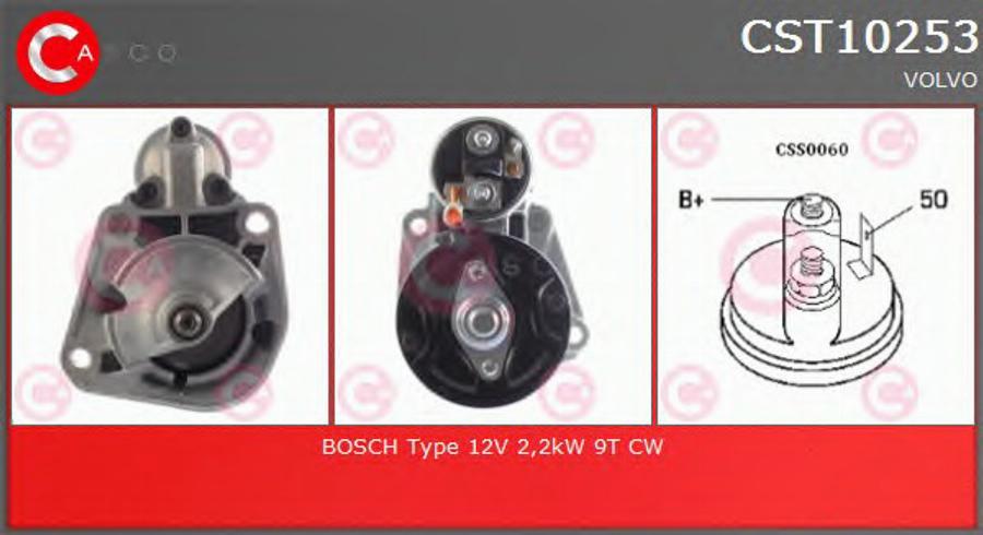 Casco CST10253 - Стартер avtokuzovplus.com.ua