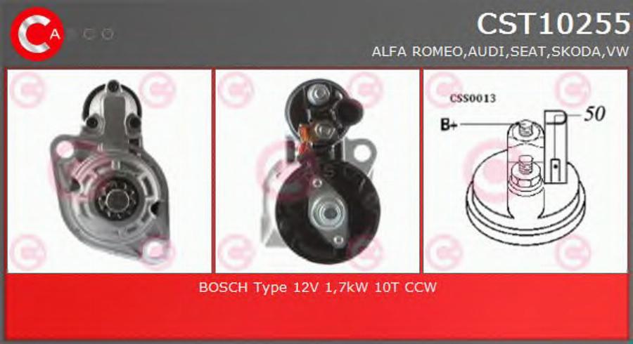 Casco CST10255 - Стартер autodnr.net