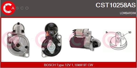 Casco CST10258AS - Стартер avtokuzovplus.com.ua