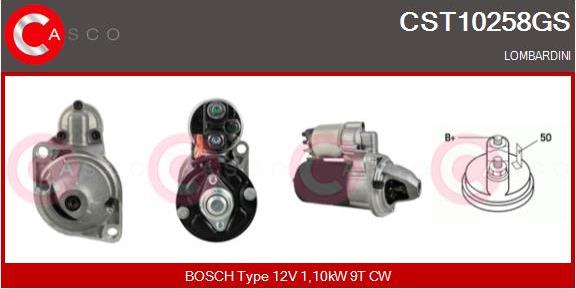 Casco CST10258GS - Стартер avtokuzovplus.com.ua