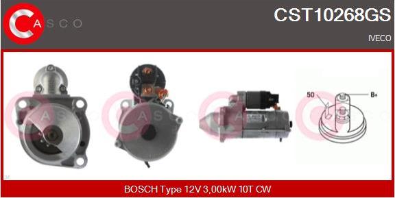 Casco CST10268GS - Стартер avtokuzovplus.com.ua