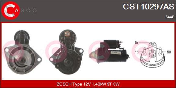 Casco CST10297AS - Стартер autocars.com.ua