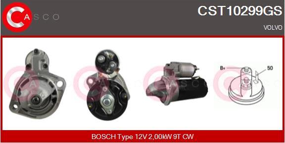 Casco CST10299GS - Стартер autocars.com.ua