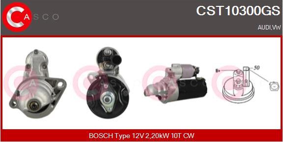 Casco CST10300GS - Стартер autocars.com.ua