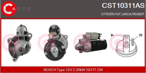 Casco CST10311AS - Стартер avtokuzovplus.com.ua