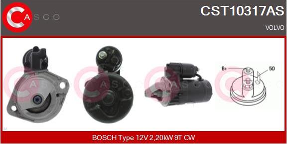 Casco CST10317AS - Стартер autocars.com.ua