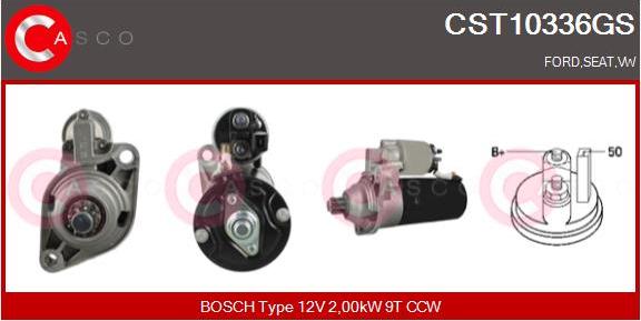 Casco CST10336GS - Стартер autocars.com.ua