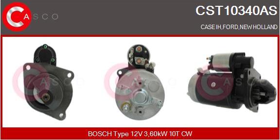 Casco CST10340AS - Стартер autocars.com.ua