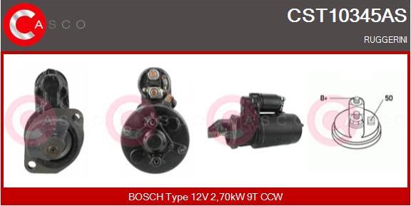 Casco CST10345AS - Стартер avtokuzovplus.com.ua