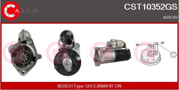 Casco CST10352GS - Стартер autocars.com.ua