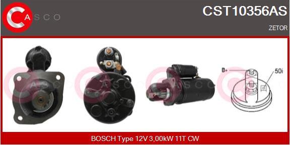 Casco CST10356AS - Стартер avtokuzovplus.com.ua