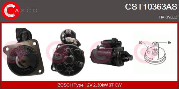 Casco CST10363AS - Стартер avtokuzovplus.com.ua