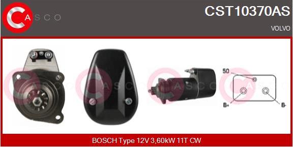 Casco CST10370AS - Стартер autocars.com.ua