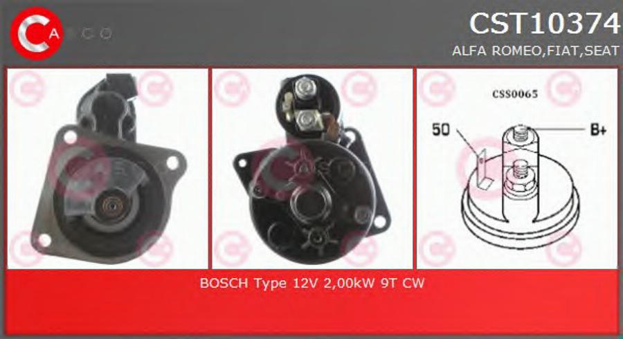 Casco CST10374 - Стартер autodnr.net