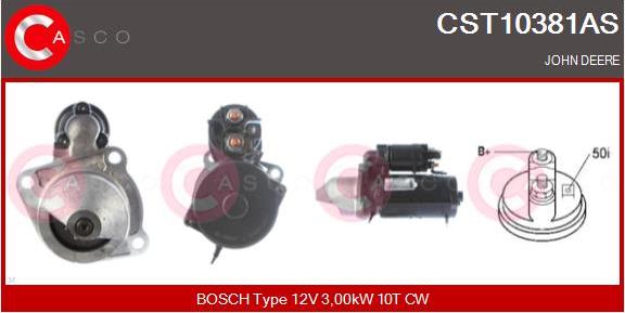 Casco CST10381AS - Стартер autocars.com.ua