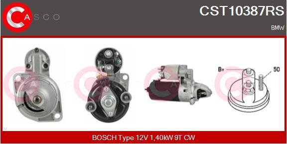 Casco CST10387RS - Стартер autocars.com.ua