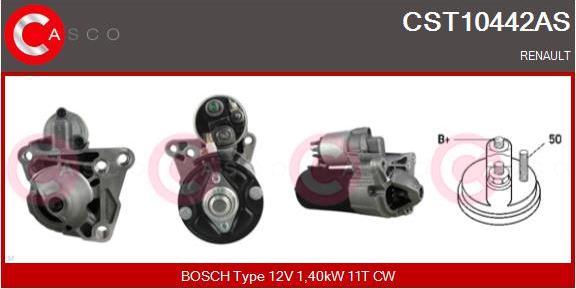 Casco CST10442AS - Стартер autocars.com.ua