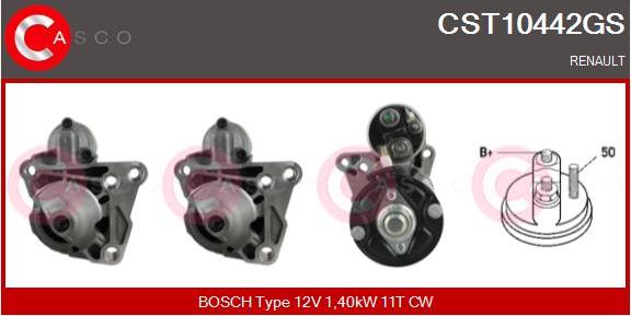 Casco CST10442GS - Стартер avtokuzovplus.com.ua