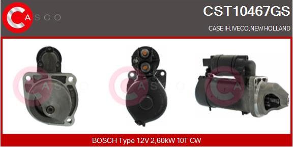 Casco CST10467GS - Стартер avtokuzovplus.com.ua