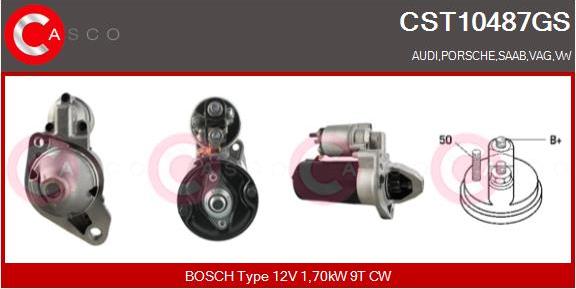 Casco CST10487GS - Стартер autocars.com.ua