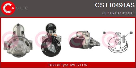 Casco CST10491AS - Стартер autocars.com.ua