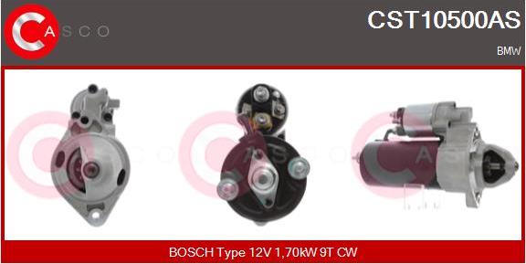 Casco CST10500AS - Стартер avtokuzovplus.com.ua