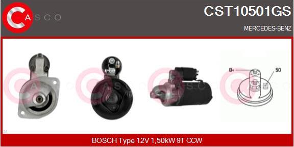 Casco CST10501GS - Стартер autocars.com.ua