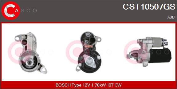 Casco CST10507GS - Стартер autocars.com.ua