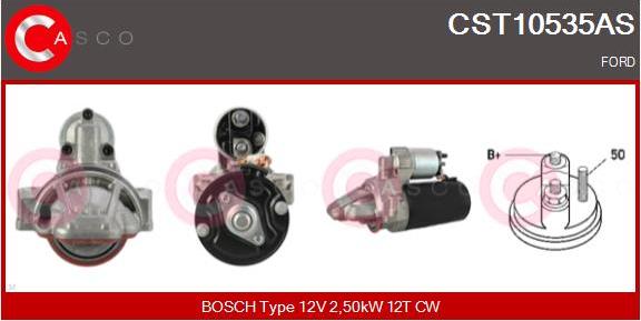 Casco CST10535AS - Стартер autocars.com.ua