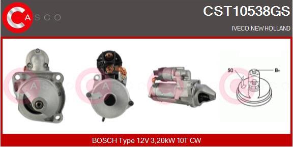 Casco CST10538GS - Стартер avtokuzovplus.com.ua