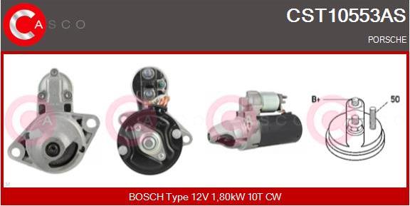 Casco CST10553AS - Стартер autocars.com.ua