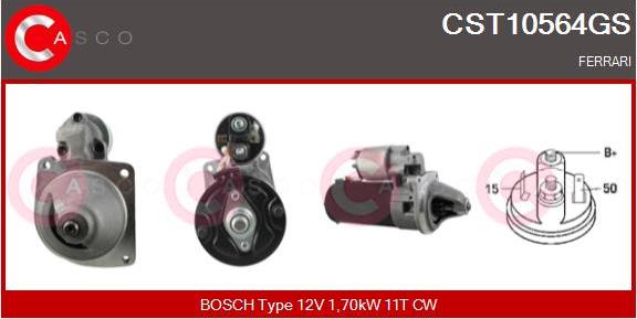 Casco CST10564GS - Стартер autocars.com.ua