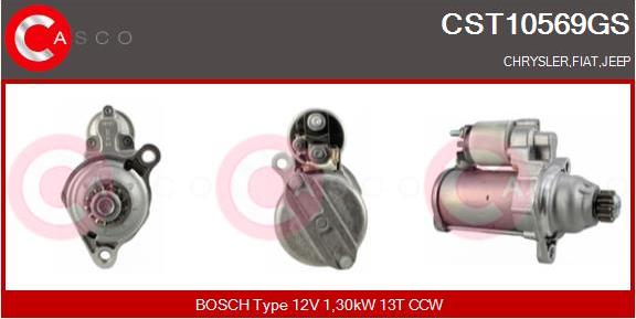 Casco CST10569GS - Стартер autocars.com.ua