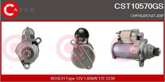 Casco CST10570GS - Стартер autocars.com.ua