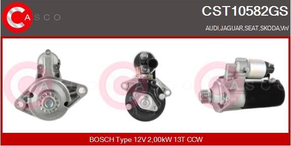 Casco CST10582GS - Стартер avtokuzovplus.com.ua