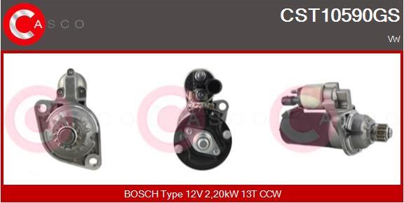 Casco CST10590GS - Стартер autocars.com.ua