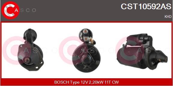 Casco CST10592AS - Стартер autocars.com.ua