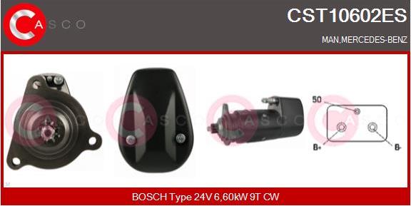 Casco CST10602ES - Стартер autocars.com.ua