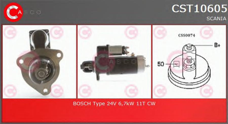 Casco CST10605 - Стартер autodnr.net