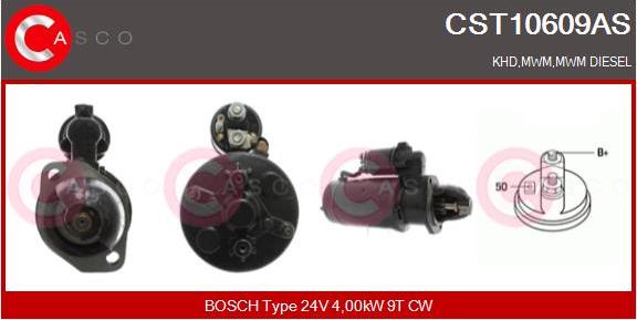 Casco CST10609AS - Стартер autocars.com.ua