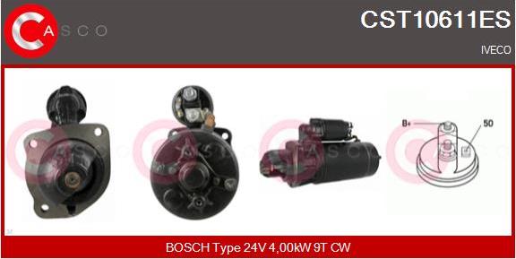 Casco CST10611ES - Стартер avtokuzovplus.com.ua