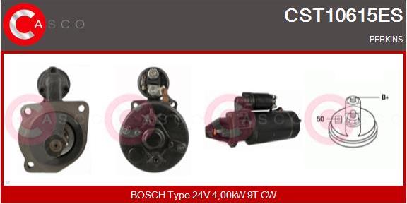 Casco CST10615ES - Стартер avtokuzovplus.com.ua