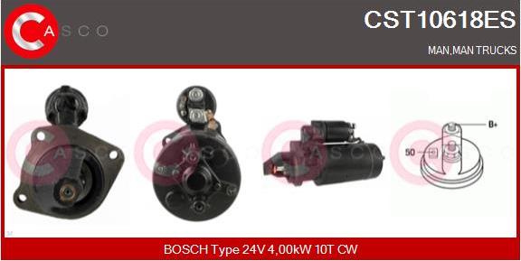 Casco CST10618ES - Стартер autocars.com.ua