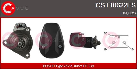 Casco CST10622ES - Стартер autocars.com.ua