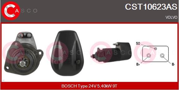 Casco CST10623AS - Стартер avtokuzovplus.com.ua