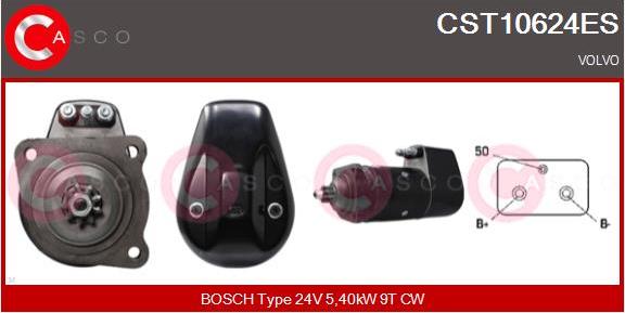 Casco CST10624ES - Стартер avtokuzovplus.com.ua