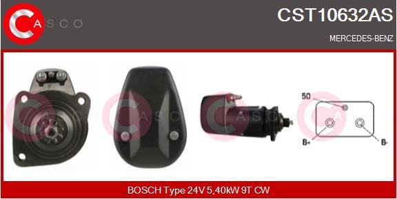 Casco CST10632AS - Стартер avtokuzovplus.com.ua