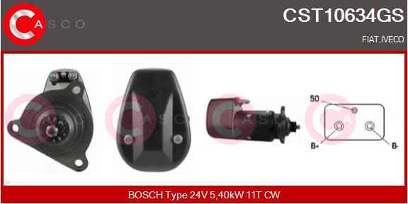 Casco CST10634GS - Стартер autocars.com.ua